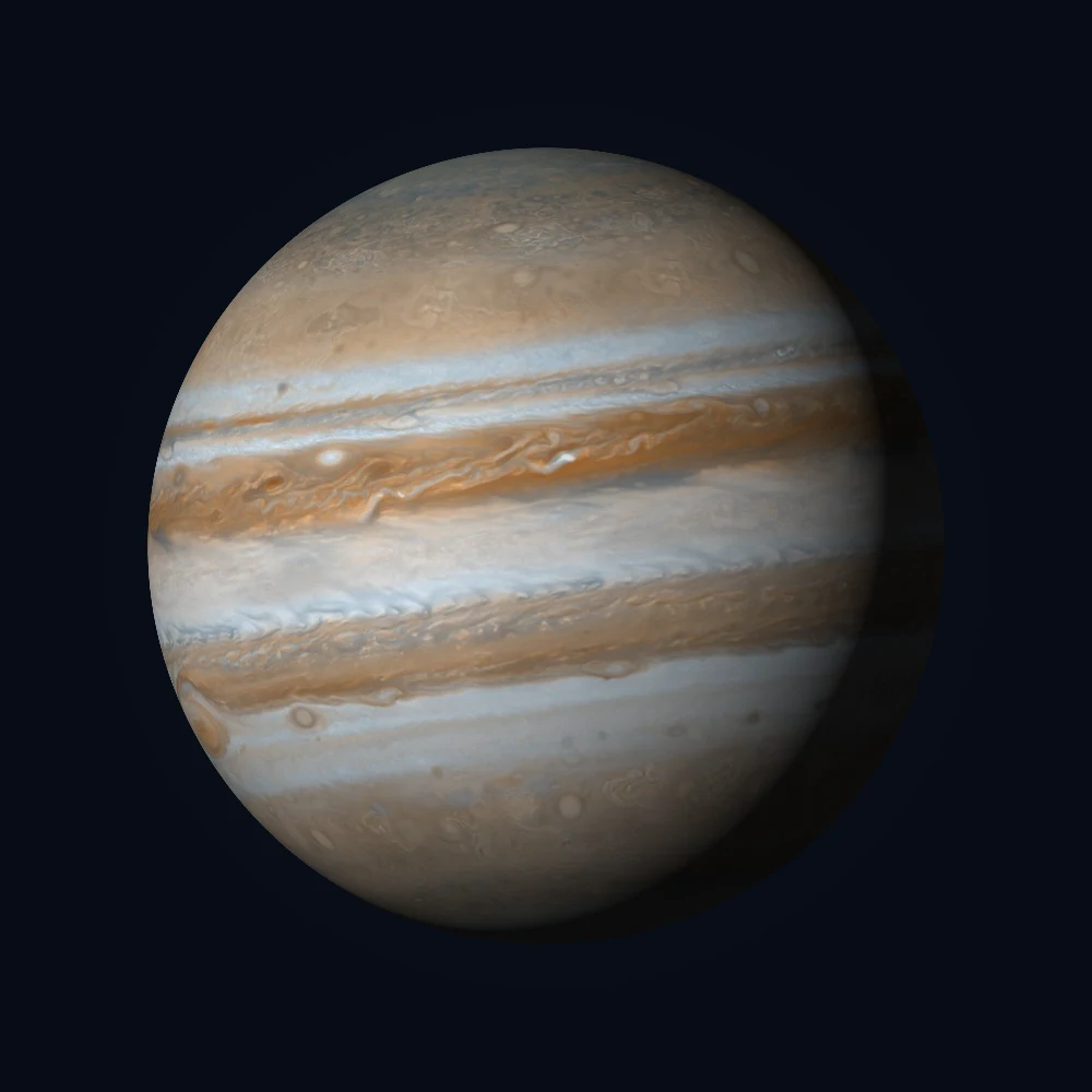 木星的天体渲染图